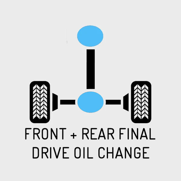 BMW XDrive Transfer Box Oil Change Service & Front & Rear Differential Oil Changes
