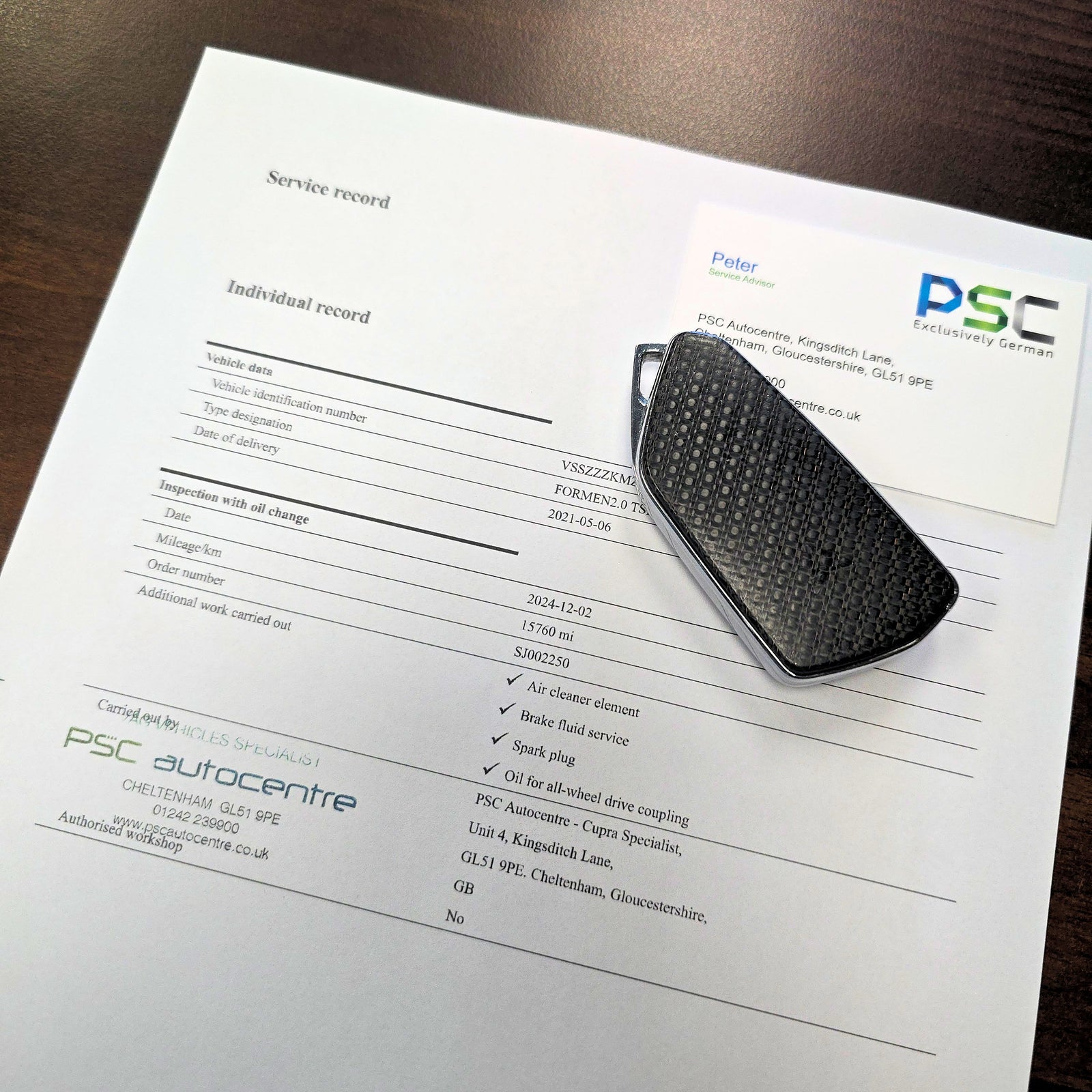 Cupra Formentor Servicing (2020-present) - Choose Minor, Medium or Major