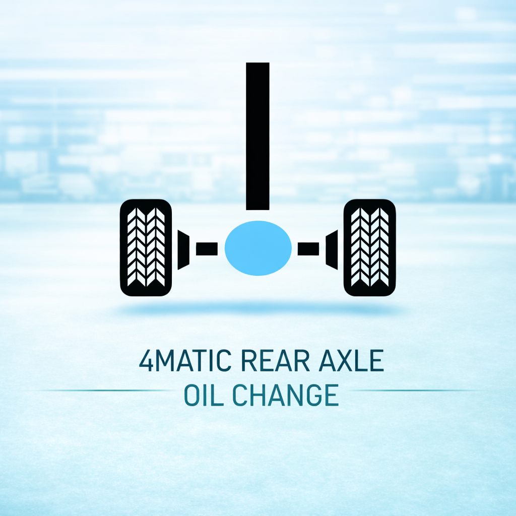 4Matic Rear Axle / Final Drive Differential Oil Change