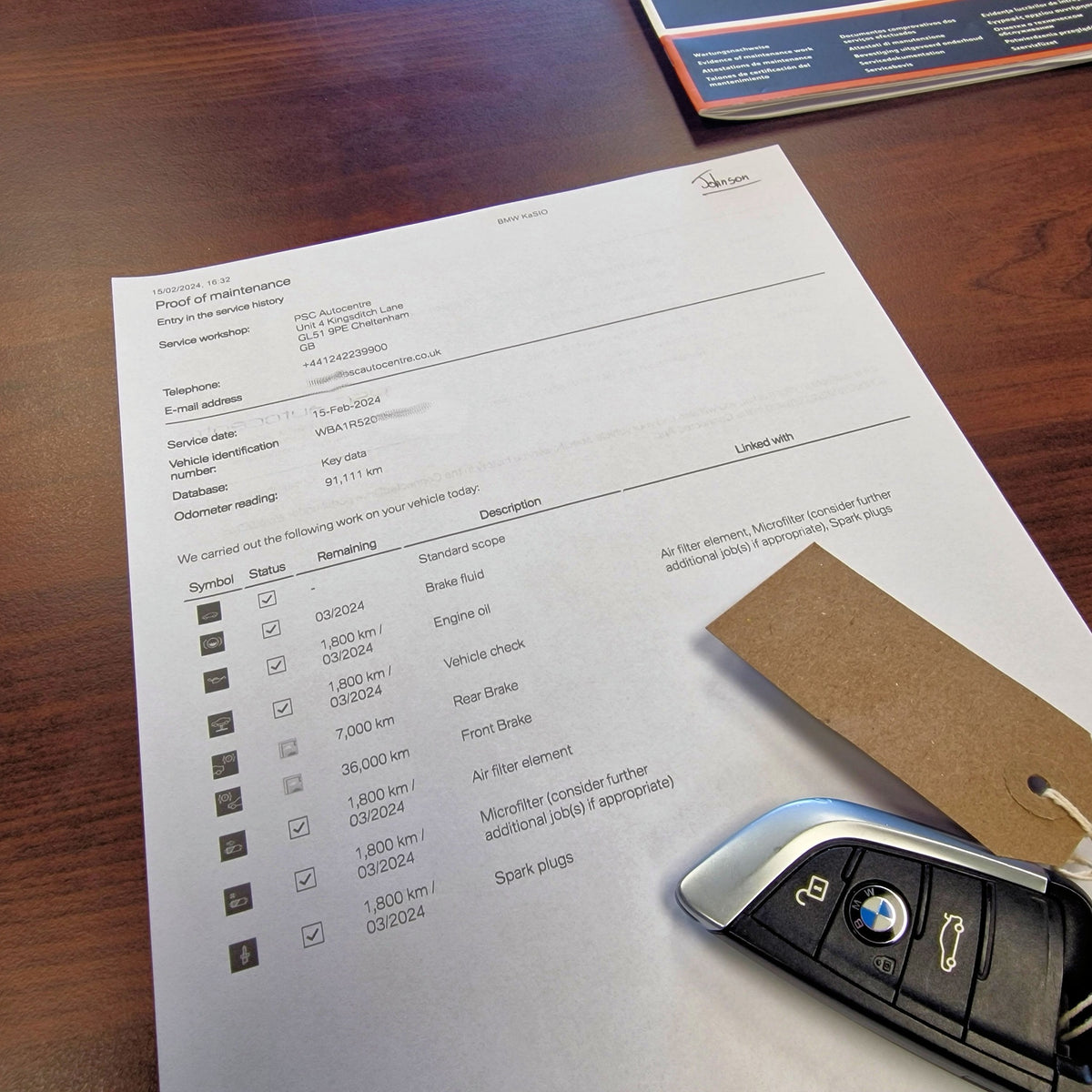 BMW 3 SERIES - F30, F31, F34, F35 [2011-2017] - Oil & Filter Service with Microfilter, Air Filter and either Spark Plugs (Petrol) or Fuel Filter (Diesel)