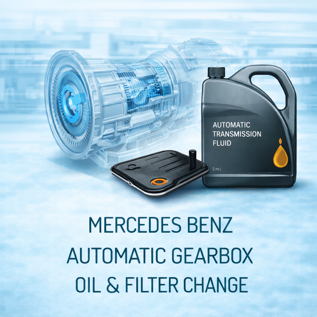 Mercedes Automatic Transmission Gearbox Oil & Filter Change 5G 7G 9G ...