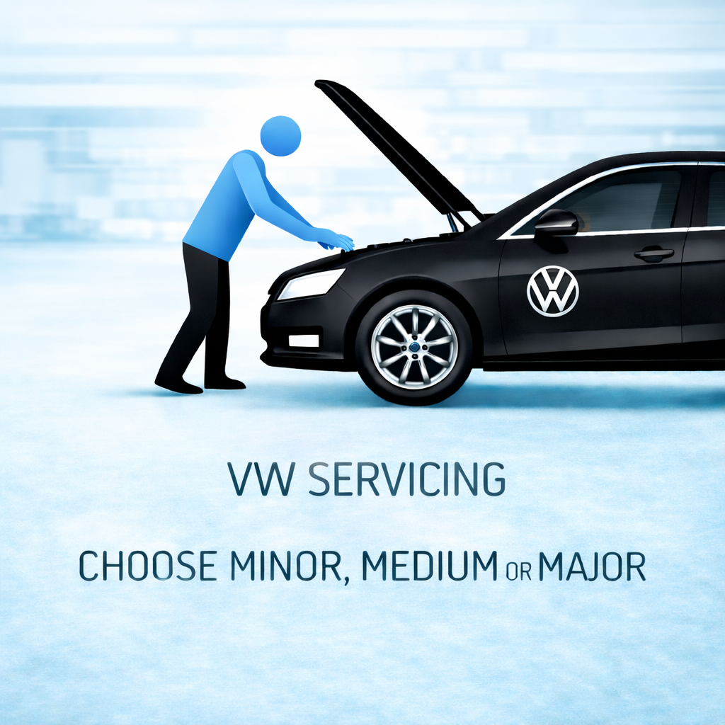 Volkswagen Servicing - Choose Minor, Medium or Major Service