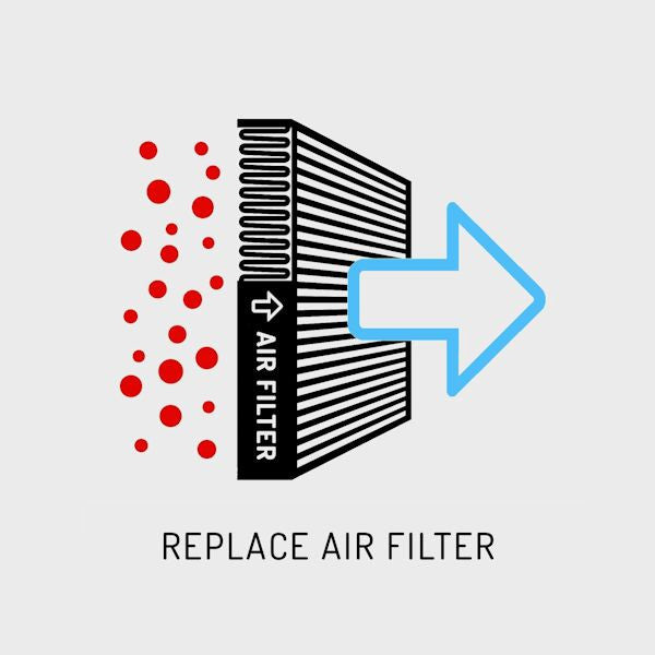 F45, F46 - Replace Air Filter